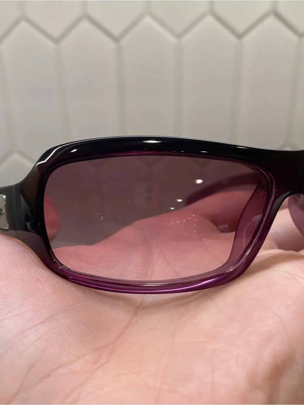 VINTAGE SMITH POLRIZED TLT OPTICS METHOD - Purple FADE - SUNGLASSES - EUC